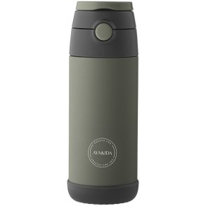 AYA&IDA Kids Drikkeflaske m. Sugerør 350 ml, Tropical Green