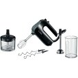 Bosch Styline Håndmixer 850W m. Hakker og Stavblender, Sort