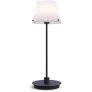 il Grande Bordlampe H37 cm, Sort/Opal Glas