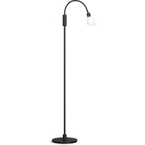 Herstal Cut Gulvlampe H140 cm, Sort/Opal