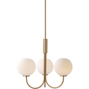 Herstal Ballon Lysekrone Ø45 cm, Messing