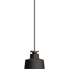 Herstal Street Pendel Ø15 cm, Mat Sort