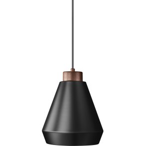 Herstal Edge Pendel Ø25 cm, Mat Sort/Bronze
