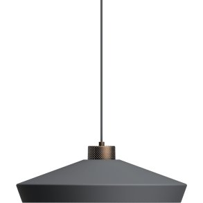 Herstal Edge Pendel Ø50 cm, Grafit/Bronze