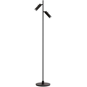 Herstal Pipeline Gulvlampe 2 Arme H132,3 cm, Mat Sort