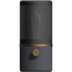 Herstal Jazz Bordlampe H24 cm, Grå/Mat Sort