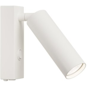 Herstal Pipeline Væglampe 12,5 cm, Mat Hvid