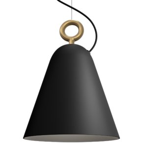Herstal Bella Pendel Ø20 cm, Mat Sort