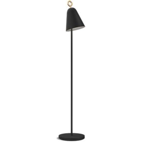 Herstal Bella Gulvlampe H135,1 cm, Mat Sort