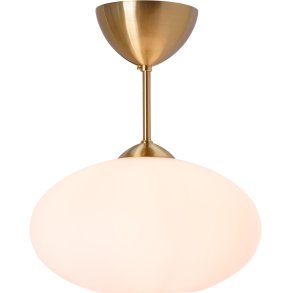Belid Bullo Loftlampe Ø27 cm, Messing/Opal