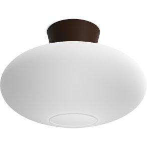 Belid Bullo XL Plafond Ø38 cm, Brun/Opal