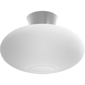 Belid Bullo XL Plafond Ø38 cm, Aluminium/Opal