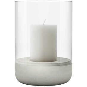 blomus CALMA Lanterne H22,5 cm, Light Grey