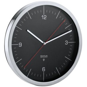 blomus CRONO Radiostyret Ur Ø25 cm, Sort