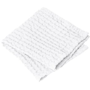 blomus CARO Vaskeklude 2 stk. 30x30 cm, Hvid