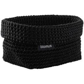 blomus TELA Opbevaringskurv 15 cm, Sort