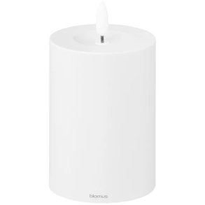 blomus NOCA Bloklys LED H10 cm, Hvid