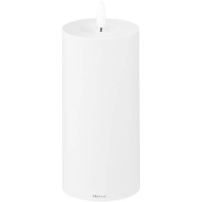 blomus NOCA Bloklys LED H15 cm, Hvid