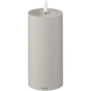 blomus NOCA Bloklys LED H15 cm, Grå
