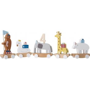 Bloomingville Mini Morea Fødselsdagstog 50 cm, Multifarvet