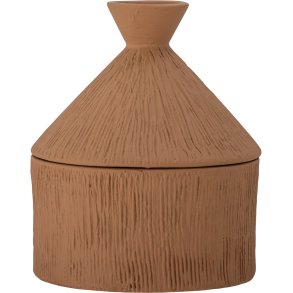 Bloomingville Caylie Krukke m. Låg H17 cm, Terrakotta