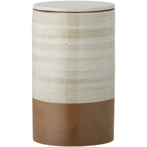 Bloomingville Okan Krukke m. Låg H19,5 cm, Brun