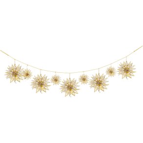 Bloomingville Bellac Guirlande 114 cm, Guld