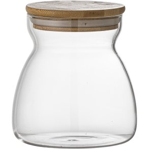 Bloomingville Tinse Krukke m. Låg H12 cm, Klar