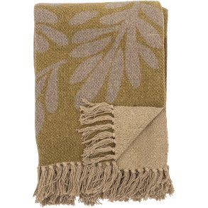 Bloomingville Lark Plaid 130x160 cm, Gul