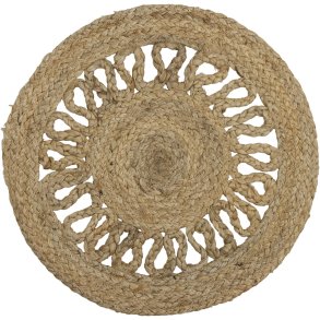 Bloomingville Garcia Dækkeserviet Ø38 cm, Natur