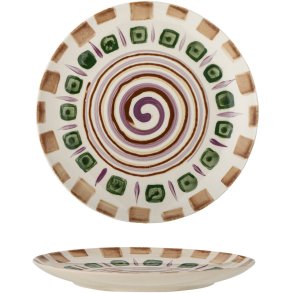 Bloomingville Shama Tallerken 20,5 cm, Grøn