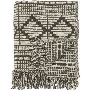 Bloomingville Gutte Plaid 130x160 cm, Grøn