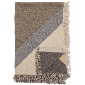 Bloomingville Abel Plaid 125x150 cm, Brun
