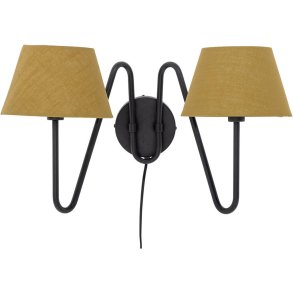 Bloomingville Letty Væglampe 54 cm, Sort