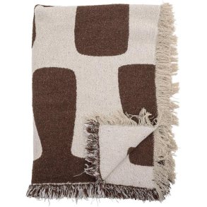 Bloomingville Bilston Plaid 130x160 cm, Brun
