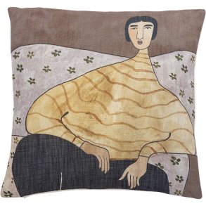 Bloomingville Zita Pude 45x45 cm, Gul