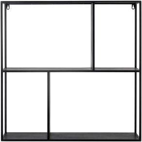Bloomingville Mack Hylde 71x71 cm, Sort