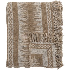 Bloomingville Marmi Plaid 130x160 cm, Brun