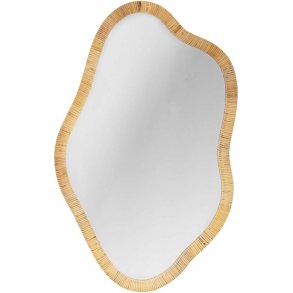 Bloomingville Ashlie Vægspejl 50x80 cm, Rattan