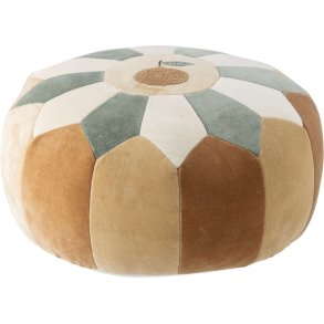 Bloomingville Mini Agnes Puf Ø50 cm, Brun