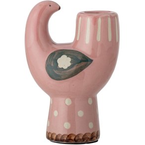 Bloomingville Trudy Lysestage H12,5 cm, Rosa