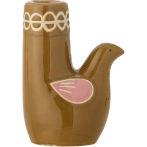 Bloomingville Trudy Lysestage H12,5 cm, Brun