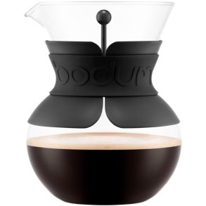 Bodum POUR OVER Kaffebrygger m. Filter 4 Kopper 0,5 L, Sort