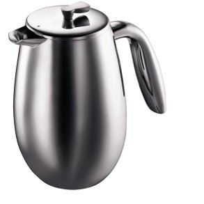 Bodum COLUMBIA Dobbeltvægget Stempelkande 3 Kopper 0,35 L, Forkromet