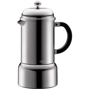 Bodum CHAMBORD Espressokande 6 Kopper 0,35 L, Krom
