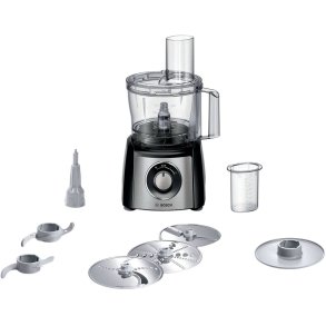 Bosch MultiTalent 3 Food Processor 800 W, Sort/Sølv