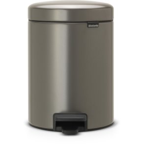 Brabantia NewIcon Pedalspand 5 L, Platinum