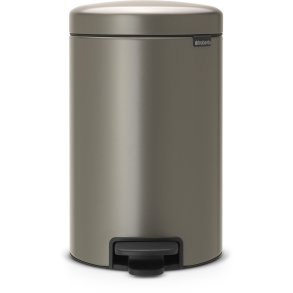 Brabantia NewIcon Pedalspand 12 L, Platinum