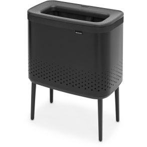 Brabantia Bo Vasketøjskurv 60 L, Mat Sort
