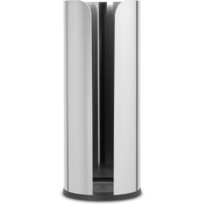 Brabantia ReNew Toiletrulledispenser til 3 Ruller, Brilliant Steel